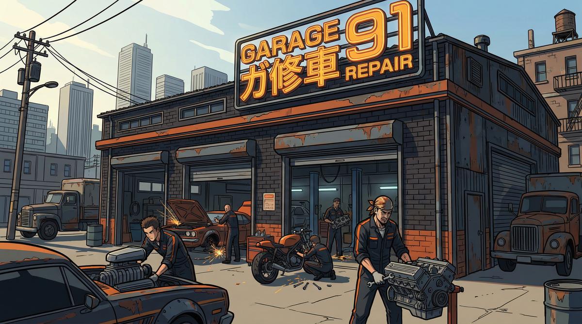 91修车改装社区门店